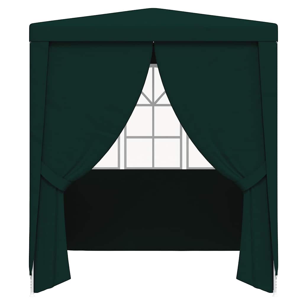 Proginė palapinė su šoninėmis sienomis, žalia, 2x2m, 90g/m² Proginė palapinė su šoninėmis sienomis, žalia, 2x2m, 90g/m² - Image 4
