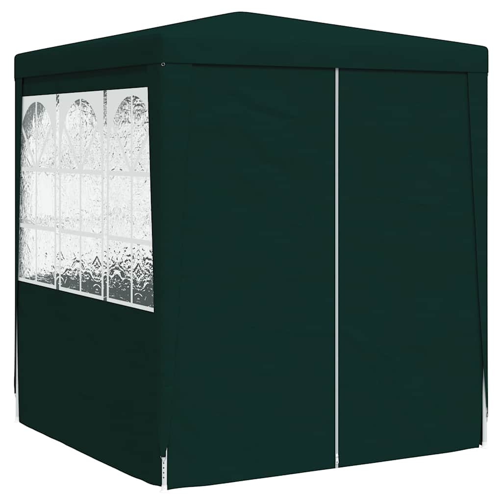 Proginė palapinė su sienomis, žalia, 2,5×2,5m, 90g/m² Proginė palapinė su sienomis, žalia, 2,5x2,5m, 90g/m² - Image 3
