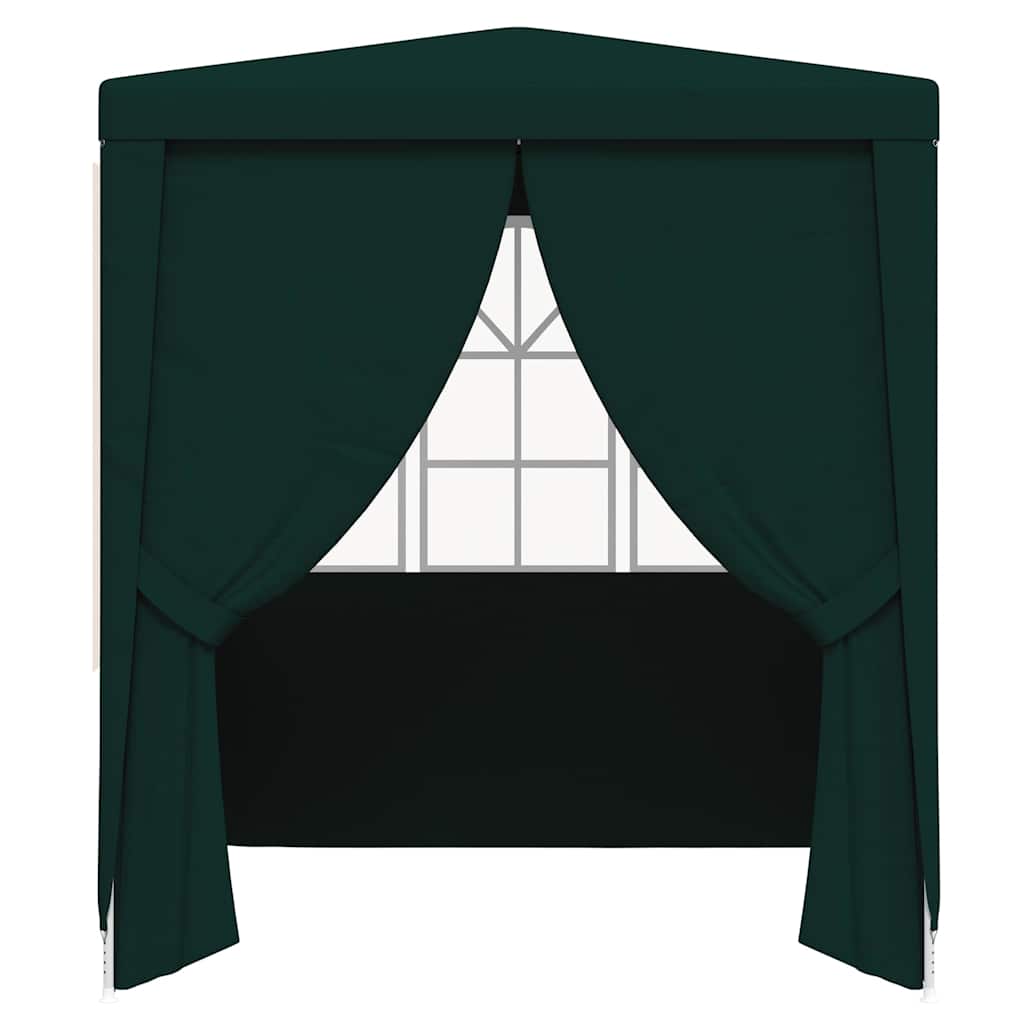 Proginė palapinė su sienomis, žalia, 2,5×2,5m, 90g/m² Proginė palapinė su sienomis, žalia, 2,5x2,5m, 90g/m² - Image 4