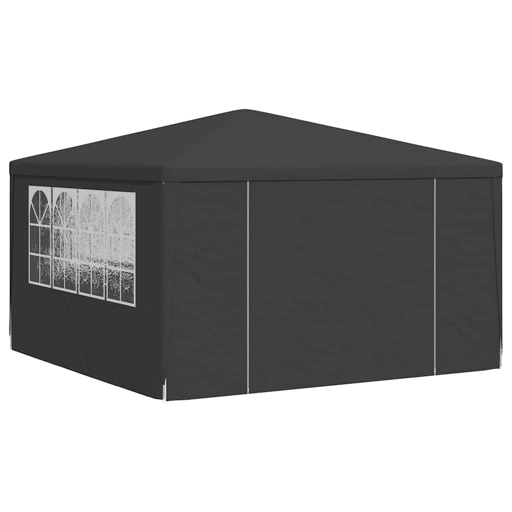 Proginė palapinė su šoninėmis sienomis, antracito, 4x4m, 90g/m² Proginė palapinė su šoninėmis sienomis, antracito, 4x4m, 90g/m² - Image 3