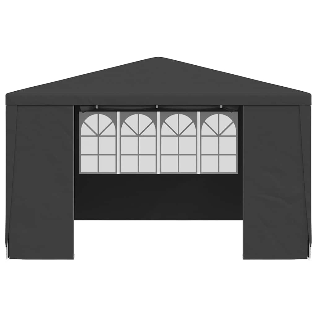 Proginė palapinė su šoninėmis sienomis, antracito, 4x4m, 90g/m² Proginė palapinė su šoninėmis sienomis, antracito, 4x4m, 90g/m² - Image 4