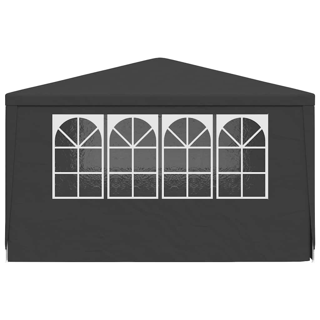 Proginė palapinė su šoninėmis sienomis, antracito, 4x4m, 90g/m² Proginė palapinė su šoninėmis sienomis, antracito, 4x4m, 90g/m² - Image 5