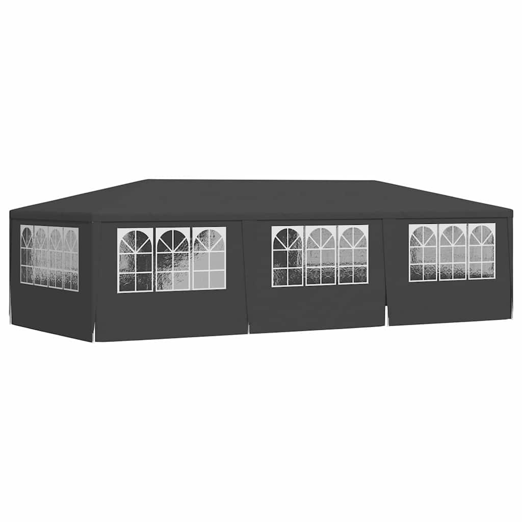 Proginė palapinė su šoninėmis sienomis, antracito, 4x9m, 90g/m² Proginė palapinė su šoninėmis sienomis, antracito, 4x9m, 90g/m² - Image 6