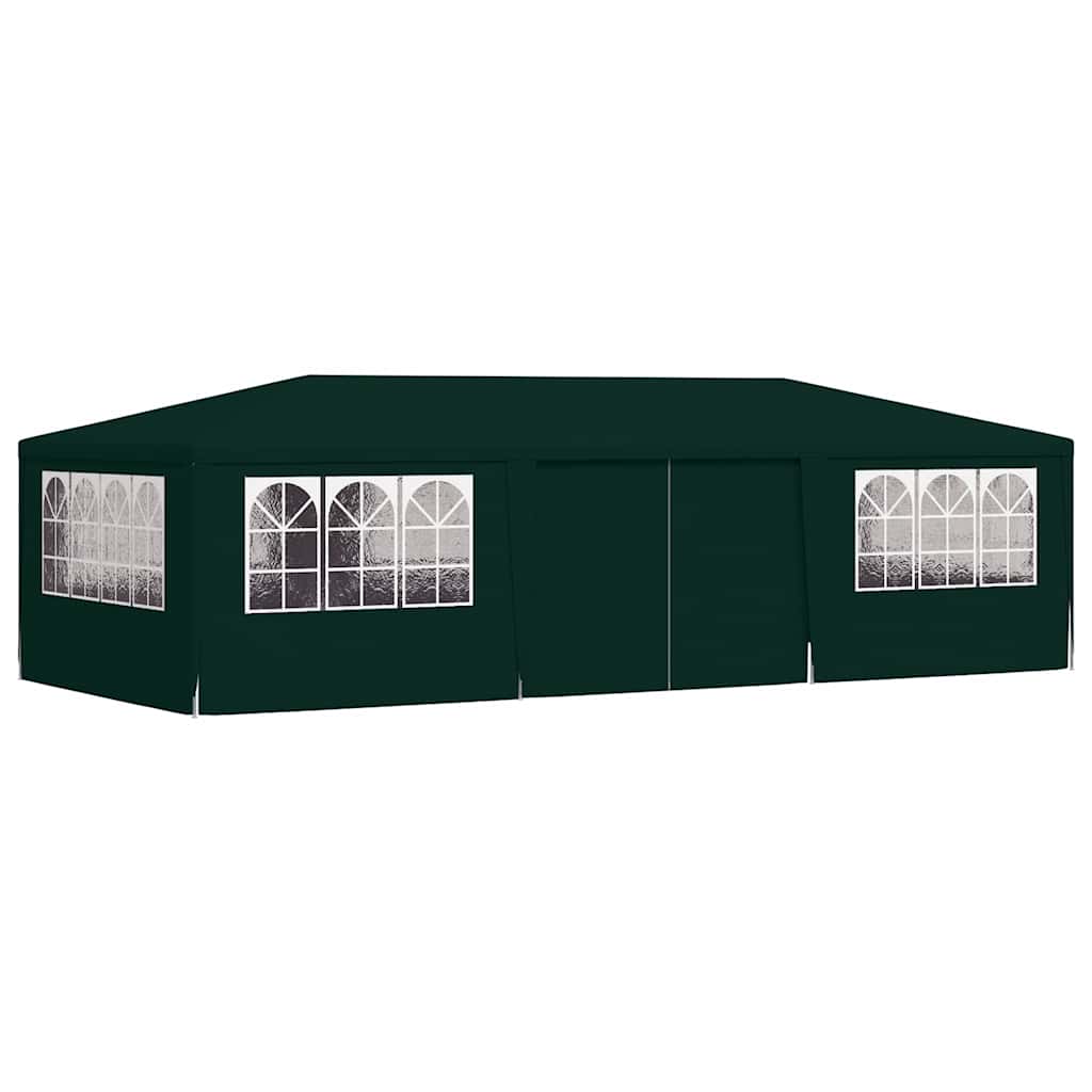 Proginė palapinė su šoninėmis sienomis, žalia, 4x9m, 90g/m² Proginė palapinė su šoninėmis sienomis, žalia, 4x9m, 90g/m² - Image 3