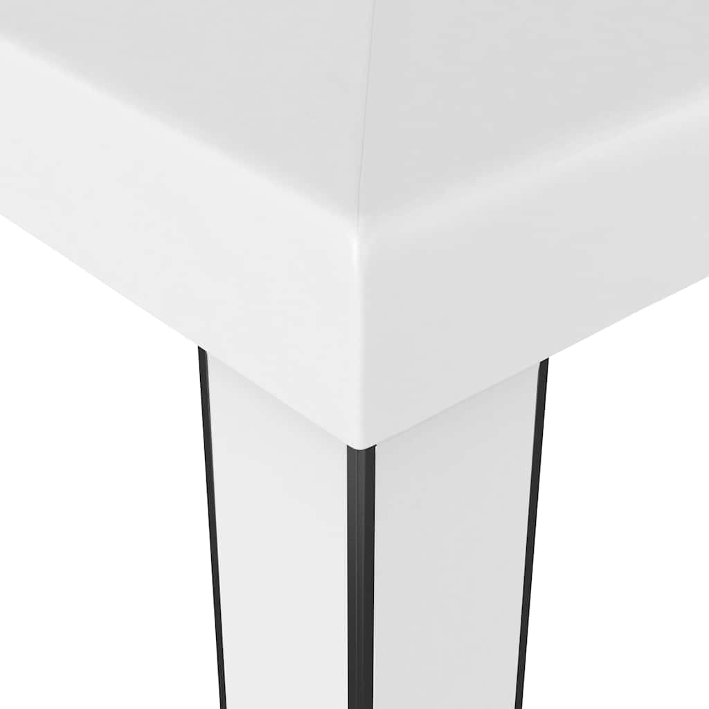 Pavėsinė su dvigubu stogu, baltos spalvos, 3x3m Pavėsinė su dvigubu stogu, baltos spalvos, 3x3m - Image 4