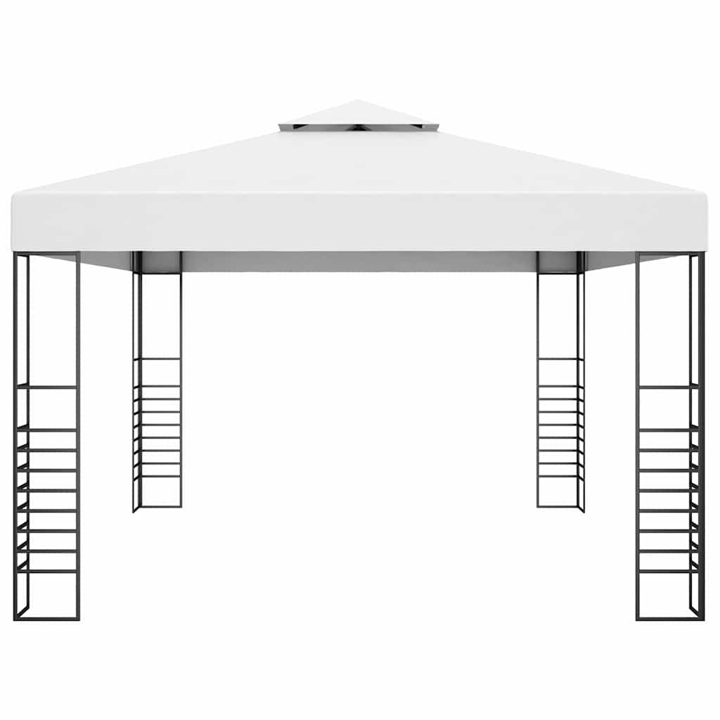Sodo pavėsinė, balta, 4x3x2,7m, plienas Sodo pavėsinė, balta, 4x3x2,7m, plienas - Image 3