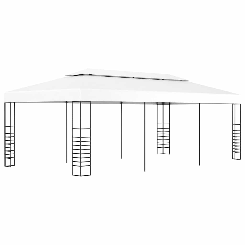 Pavėsinė, baltos spalvos, 6x3m Pavėsinė, baltos spalvos, 6x3m - Image 2