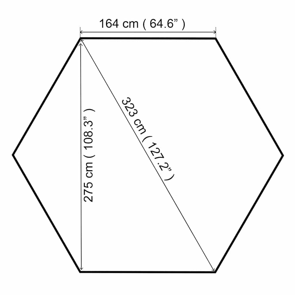Sodo pavėsinė, antracito spalvos, 323x275x265cm Sodo pavėsinė, antracito spalvos, 323x275x265cm - Image 7
