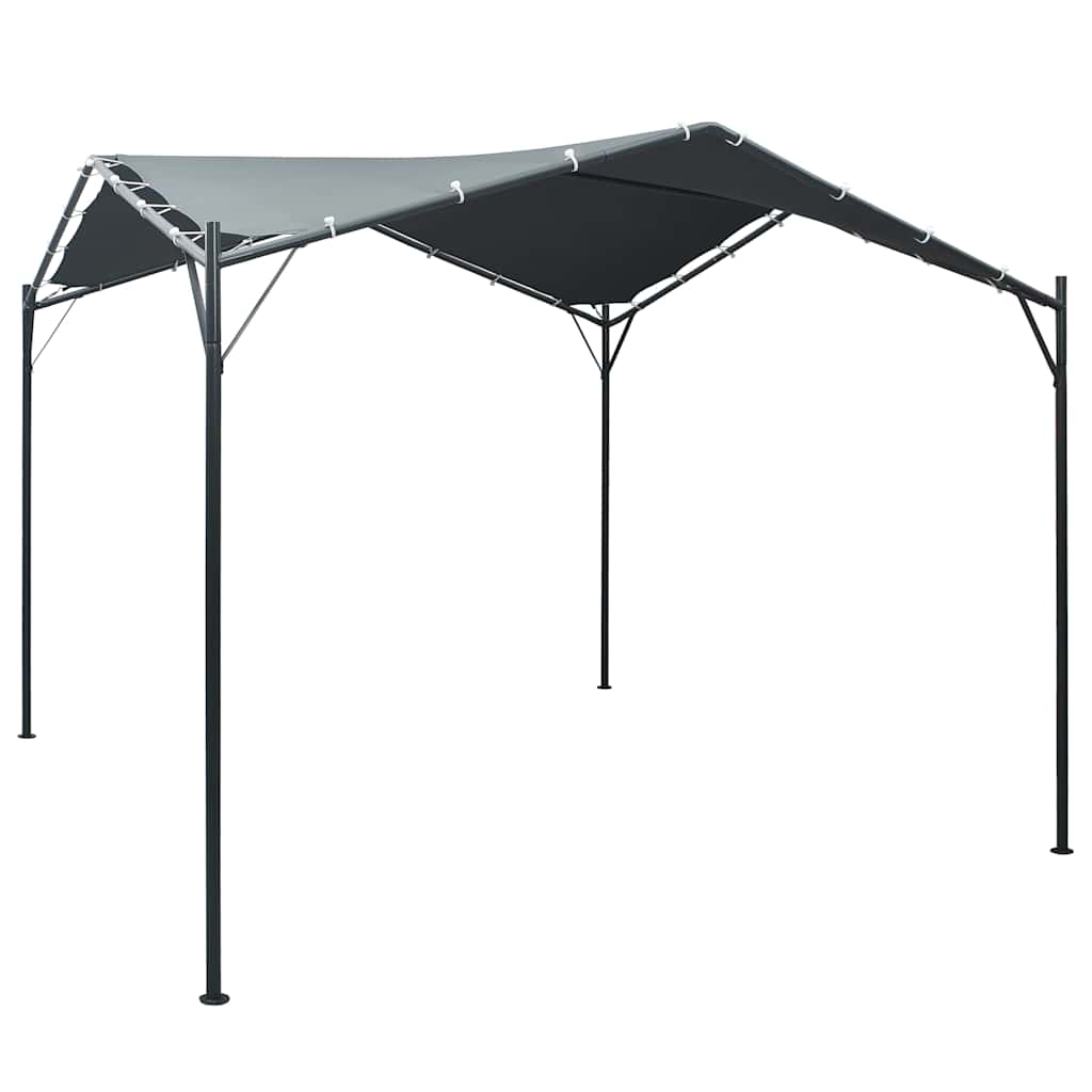 Pavėsinė, antracito spalvos, 3x3m, plienas Pavėsinė, antracito spalvos, 3x3m, plienas - Image 2