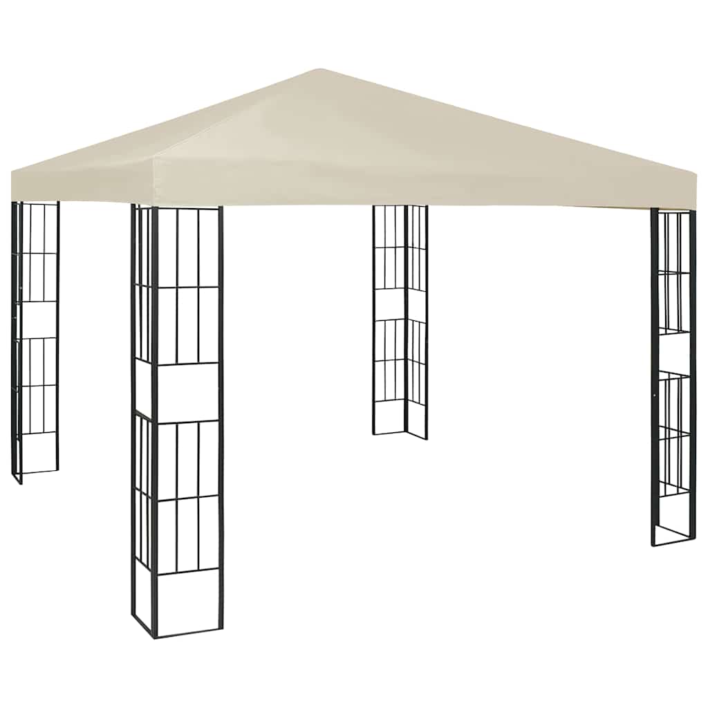 Pavėsinė, kreminės spalvos, 3x3m Pavėsinė, kreminės spalvos, 3x3m - Image 2