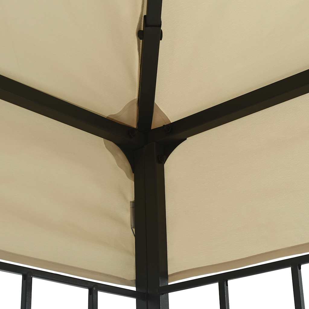 Pavėsinė, kreminės spalvos, 3x3m Pavėsinė, kreminės spalvos, 3x3m - Image 5