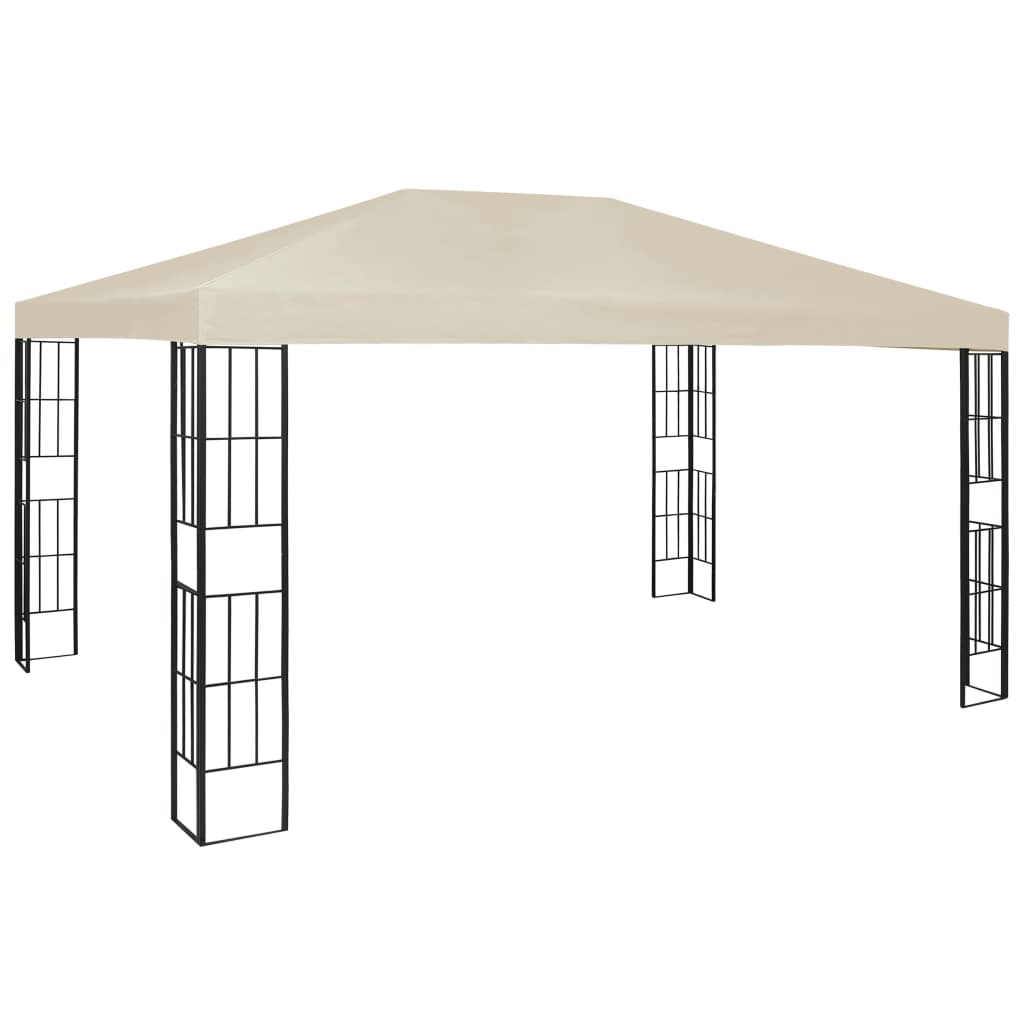 Pavėsinė, kreminės spalvos, 3x4m Pavėsinė, kreminės spalvos, 3x4m - Image 2