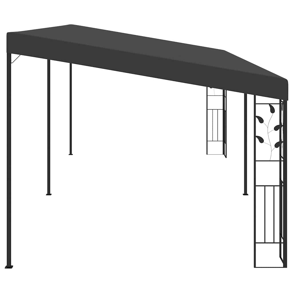 Prie sienos montuojama pavėsinė, antracito, 6x3x2,5m Prie sienos montuojama pavėsinė, antracito, 6x3x2,5m - Image 4