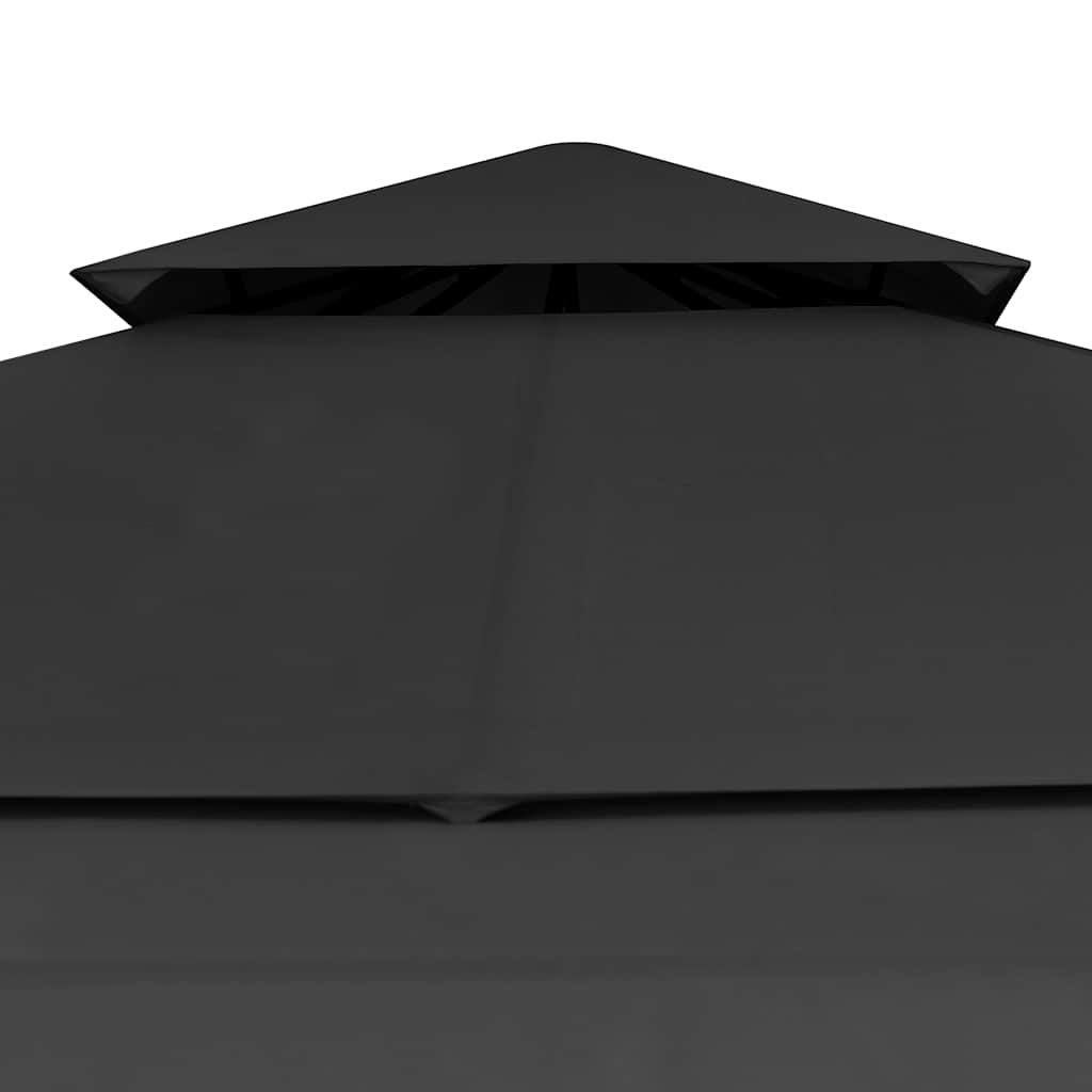 Pavėsinė su dvigubu prailginamu stogu, antracito, 3x3x2,75m Pavėsinė su dvigubu prailginamu stogu, antracito, 3x3x2,75m - Image 6