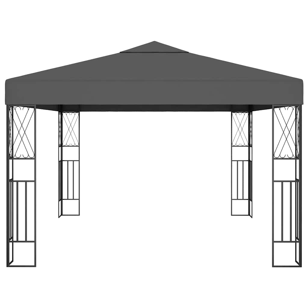 Pavėsinė, antracito spalvos, 3x4m, audinys Pavėsinė, antracito spalvos, 3x4m, audinys - Image 3