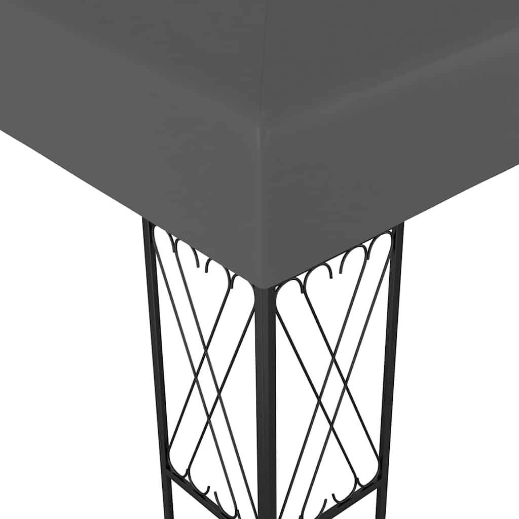 Pavėsinė, antracito spalvos, 3x4m, audinys Pavėsinė, antracito spalvos, 3x4m, audinys - Image 4