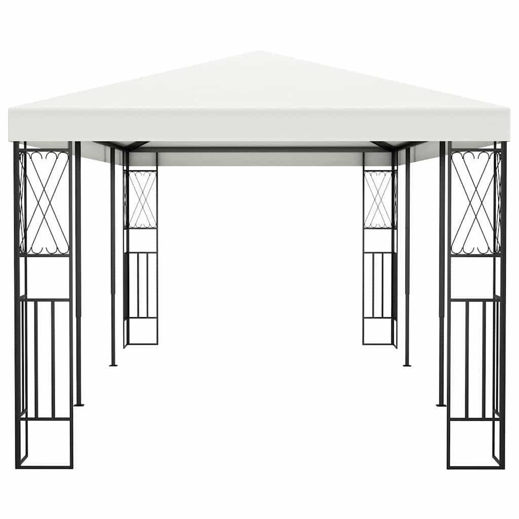 Pavėsinė, kreminės spalvos, 3x6m, audinys Pavėsinė, kreminės spalvos, 3x6m, audinys - Image 3