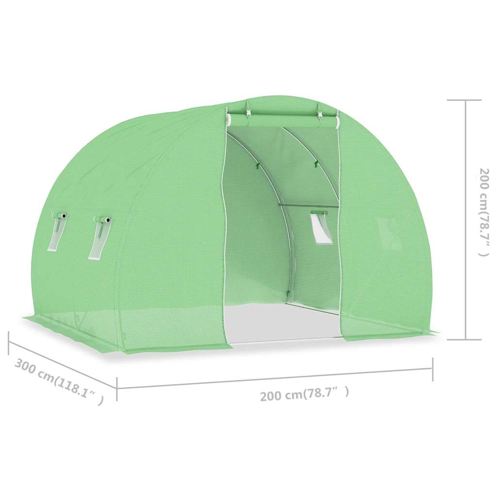 Šiltnamis, 3x2x2m, 6m² Šiltnamis, 3x2x2m, 6m² - Image 11