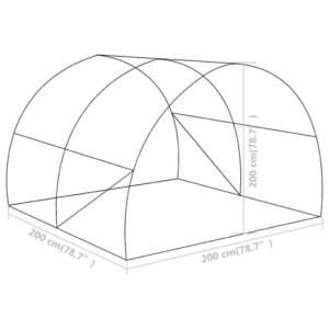 Šiltnamis, 2x2x2m, 4m²