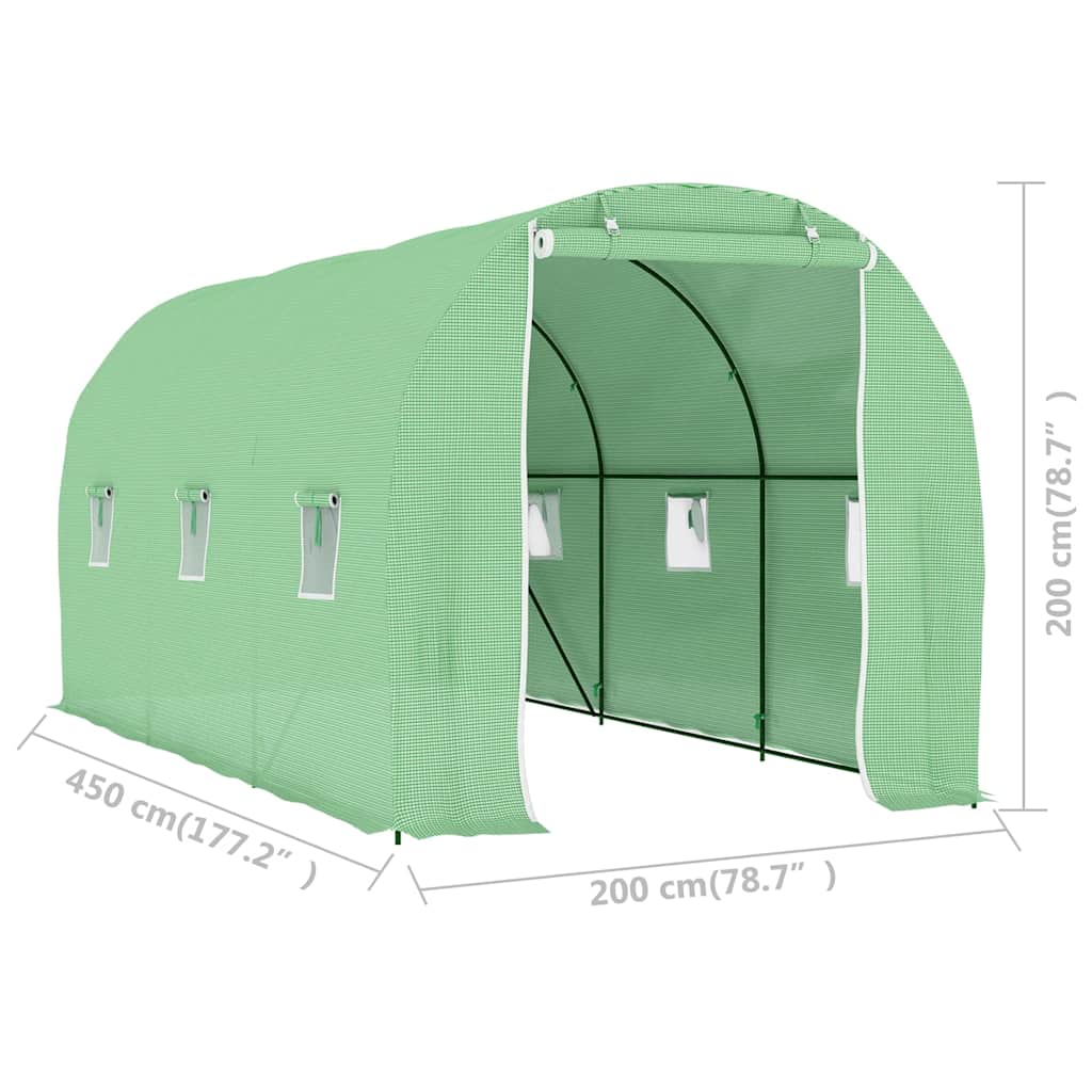 Šiltnamis, 4,5x2x2m, 9m² Šiltnamis, 4,5x2x2m, 9m² - Image 11