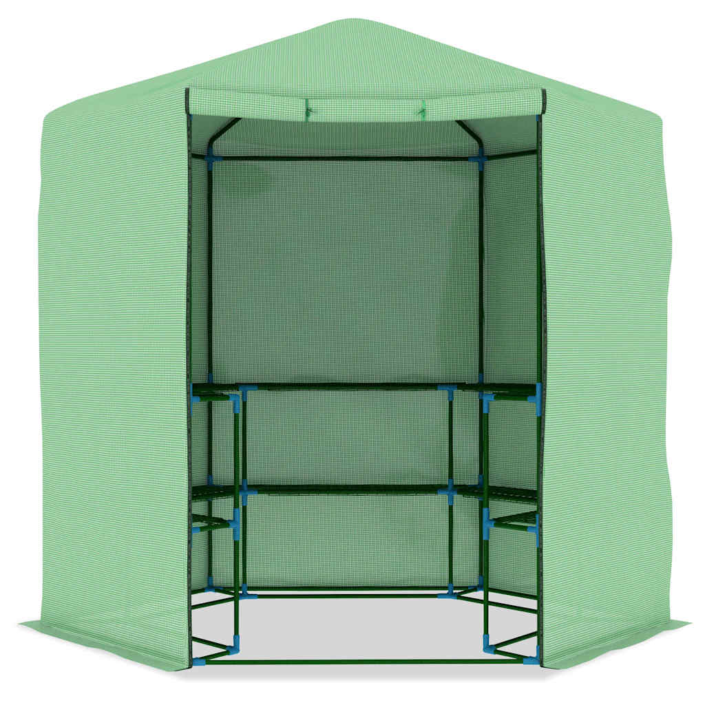 Šiltnamis su lentynomis, 227x223cm, plienas Šiltnamis su lentynomis, 227x223cm, plienas - Image 4
