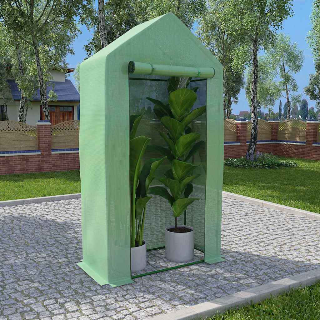 Šiltnamis su plieniniu rėmu, 1×0,5×1,9m, 0,5m² Šiltnamis su plieniniu rėmu, 1x0,5x1,9m, 0,5m² - Image 2