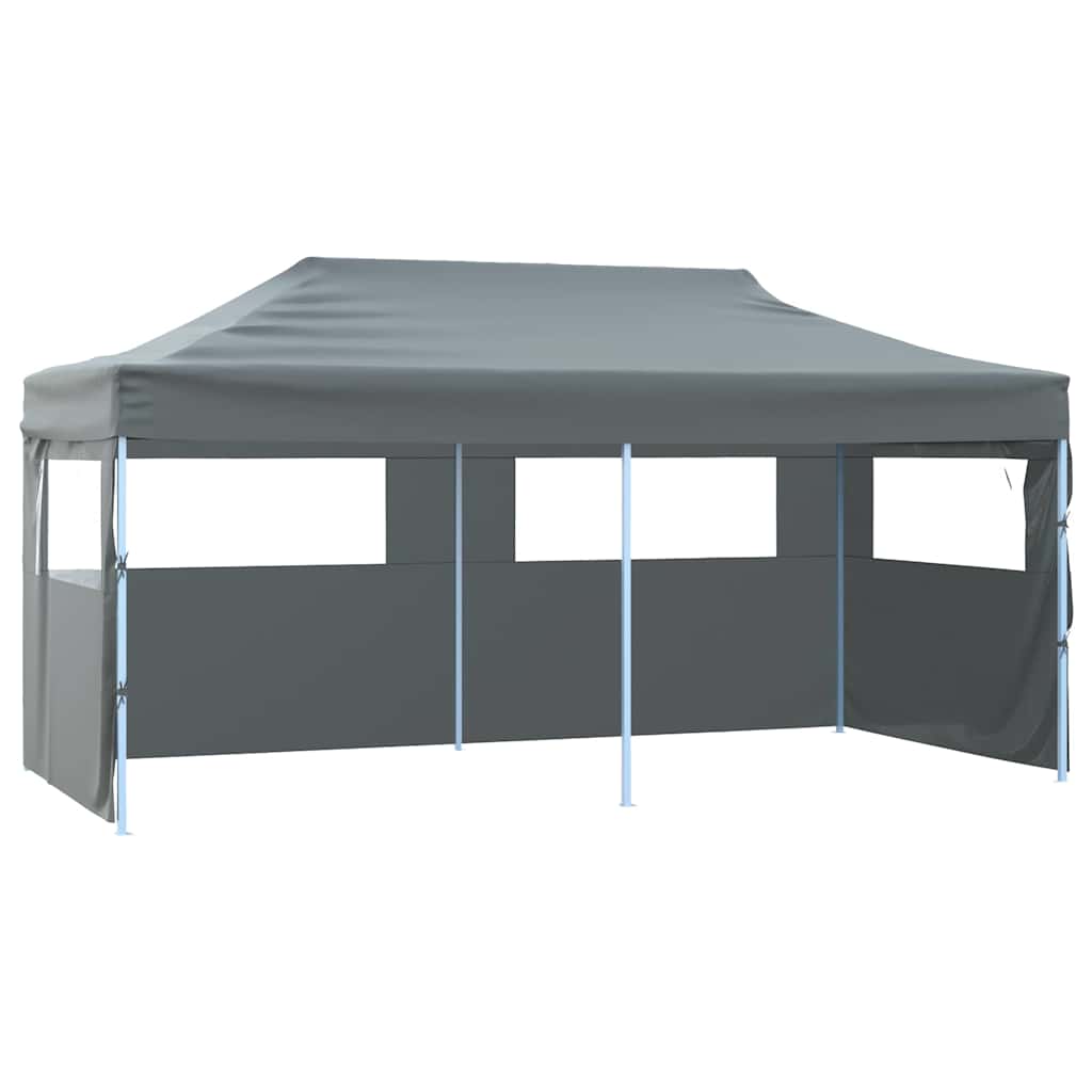 Sulankstoma proginė palapinė, antracito spalvos, 3x6m, plienas Sulankstoma proginė palapinė, antracito spalvos, 3x6m, plienas - Image 2