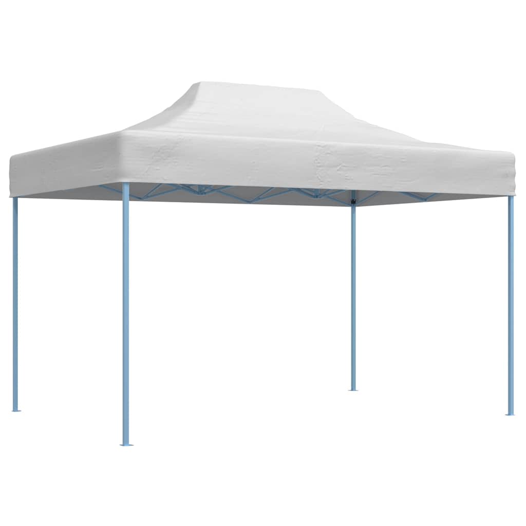 Sulankstoma proginė palapinė, baltos spalvos, 280x410x315 cm, plienas Sulankstoma proginė palapinė, baltos spalvos, 280x410x315 cm, plienas - Image 2