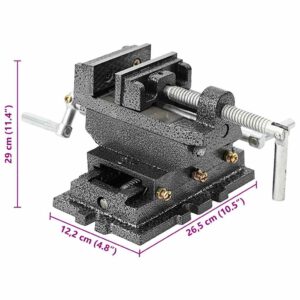 Rankinis kryžminio slydimo gręžtuvas-spaustuvas, 70mm