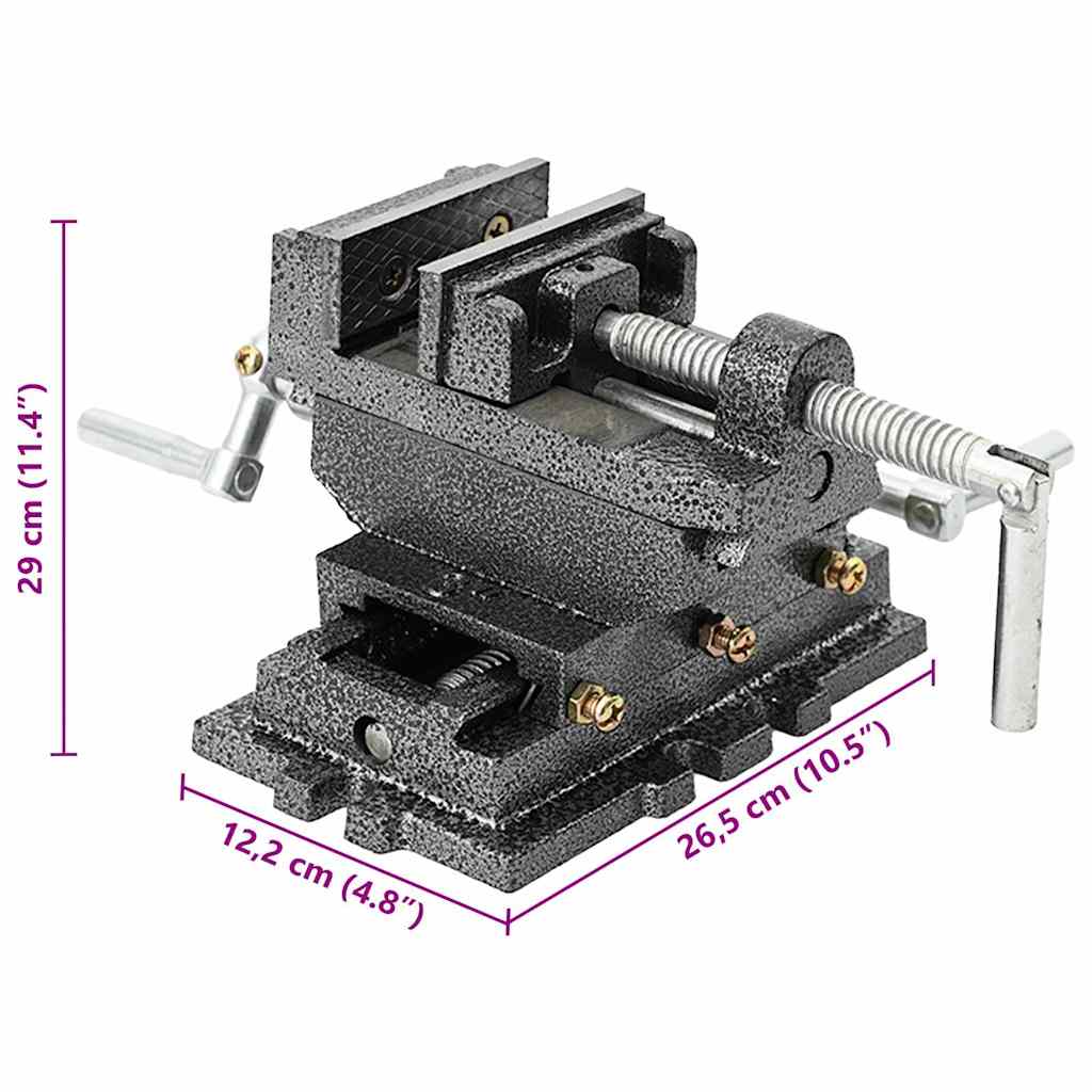 Rankinis kryžminio slydimo gręžtuvas-spaustuvas, 70mm Rankinis kryžminio slydimo gręžtuvas-spaustuvas, 70mm