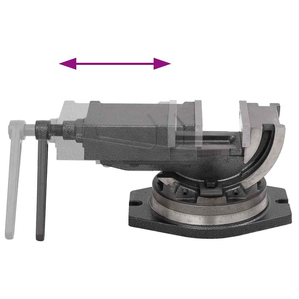 Dviejų ašių pakreipiamas spaustuvas, 100mm Dviejų ašių pakreipiamas spaustuvas, 100mm - Image 7