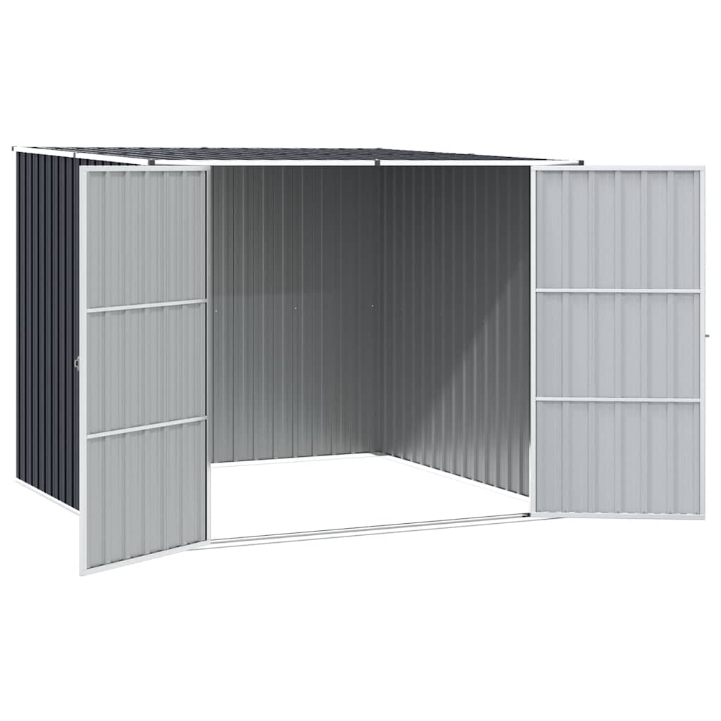 Sodo pašiūrė, antracito, 195x198x159cm, galvanizuotas plienas Sodo pašiūrė, antracito, 195x198x159cm, galvanizuotas plienas - Image 6