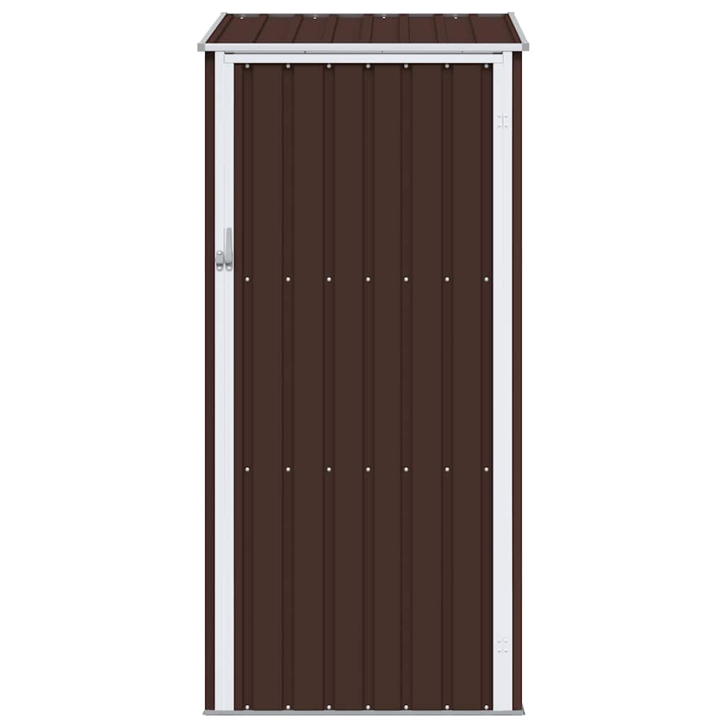Sodo pašiūrė, ruda, 87x98x159cm, galvanizuotas plienas Sodo pašiūrė, ruda, 87x98x159cm, galvanizuotas plienas - Image 4
