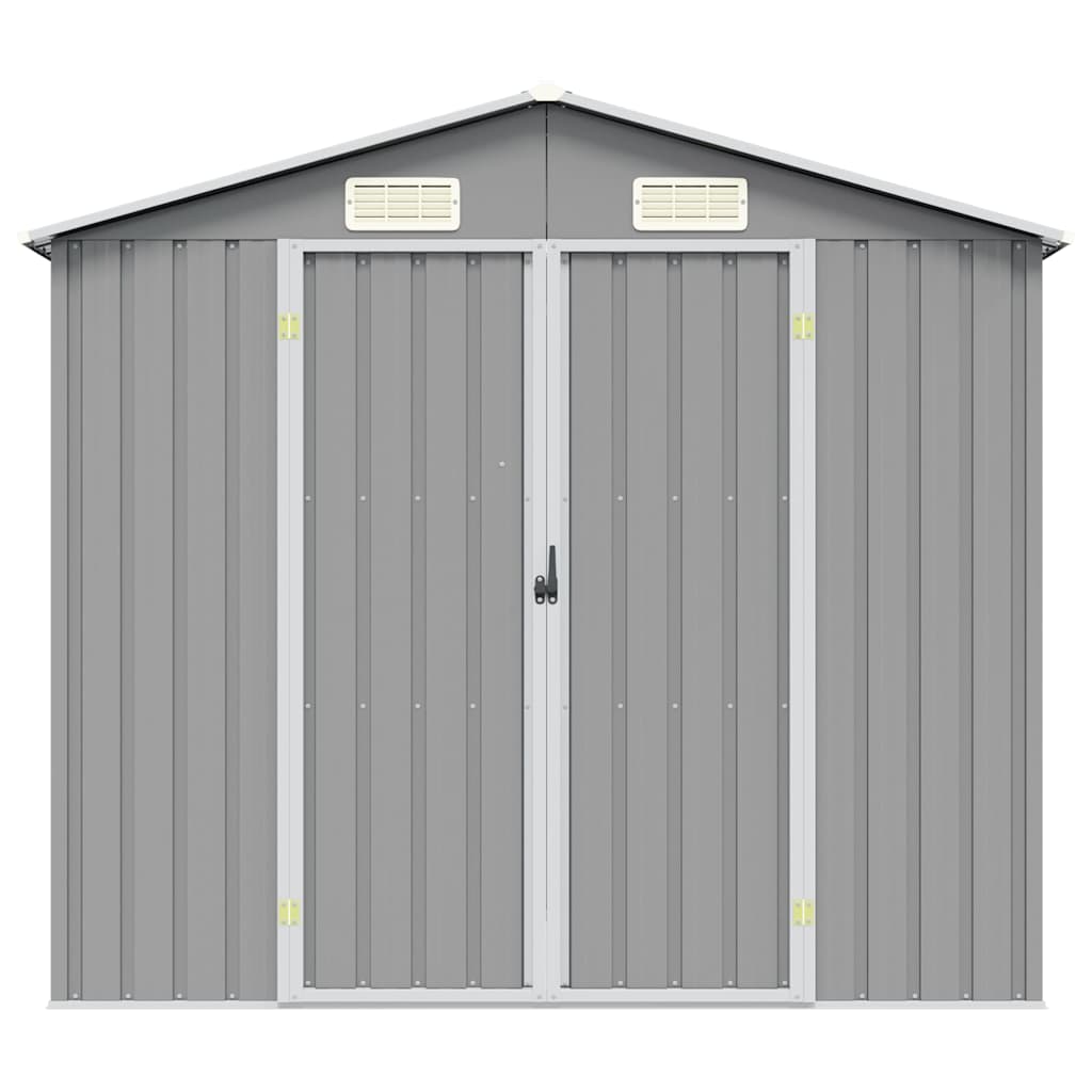 Sodo pašiūrė, pilka, 205x129x183cm, galvanizuotas plienas Sodo pašiūrė, pilka, 205x129x183cm, galvanizuotas plienas - Image 4