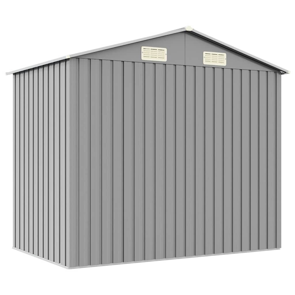 Sodo pašiūrė, pilka, 205x129x183cm, galvanizuotas plienas Sodo pašiūrė, pilka, 205x129x183cm, galvanizuotas plienas - Image 6