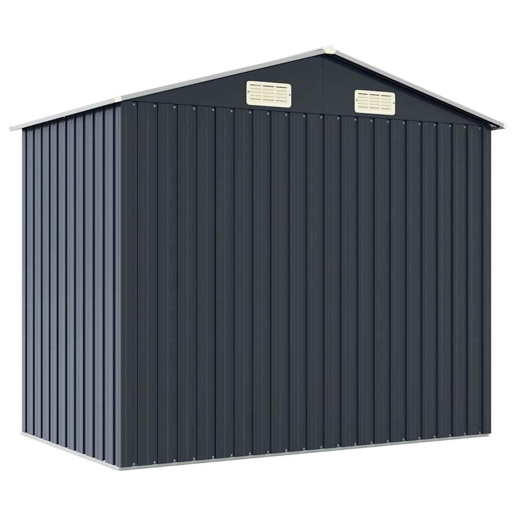 Sodo pašiūrė, antracito, 205x129x183cm, galvanizuotas plienas Sodo pašiūrė, antracito, 205x129x183cm, galvanizuotas plienas - Image 6
