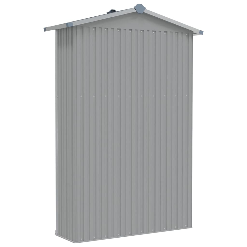 Sodo pašiūrė, pilka, 116x45x175cm, galvanizuotas plienas Sodo pašiūrė, pilka, 116x45x175cm, galvanizuotas plienas - Image 8