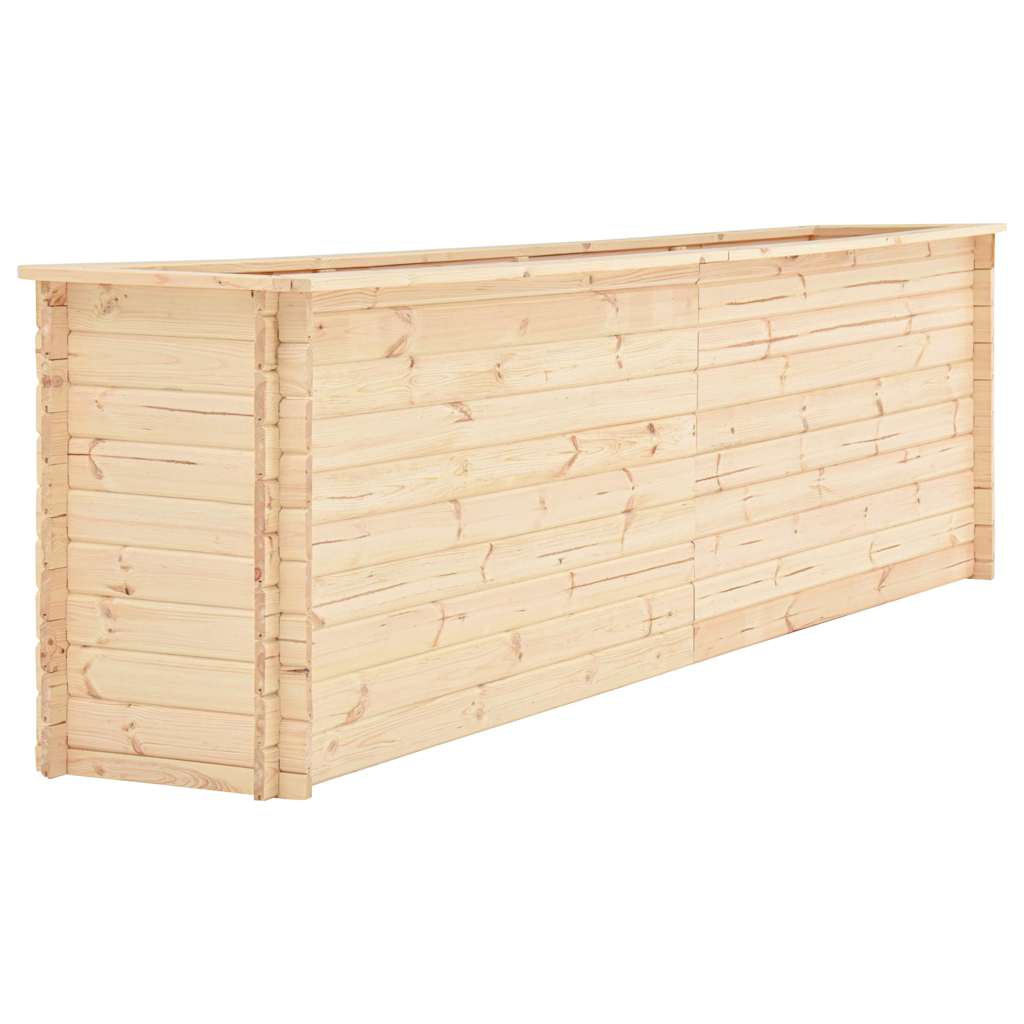 Sodo lovelis, 300x50x80,5cm, pušies mediena, aukštas Sodo lovelis, 300x50x80,5cm, pušies mediena, aukštas - Image 2