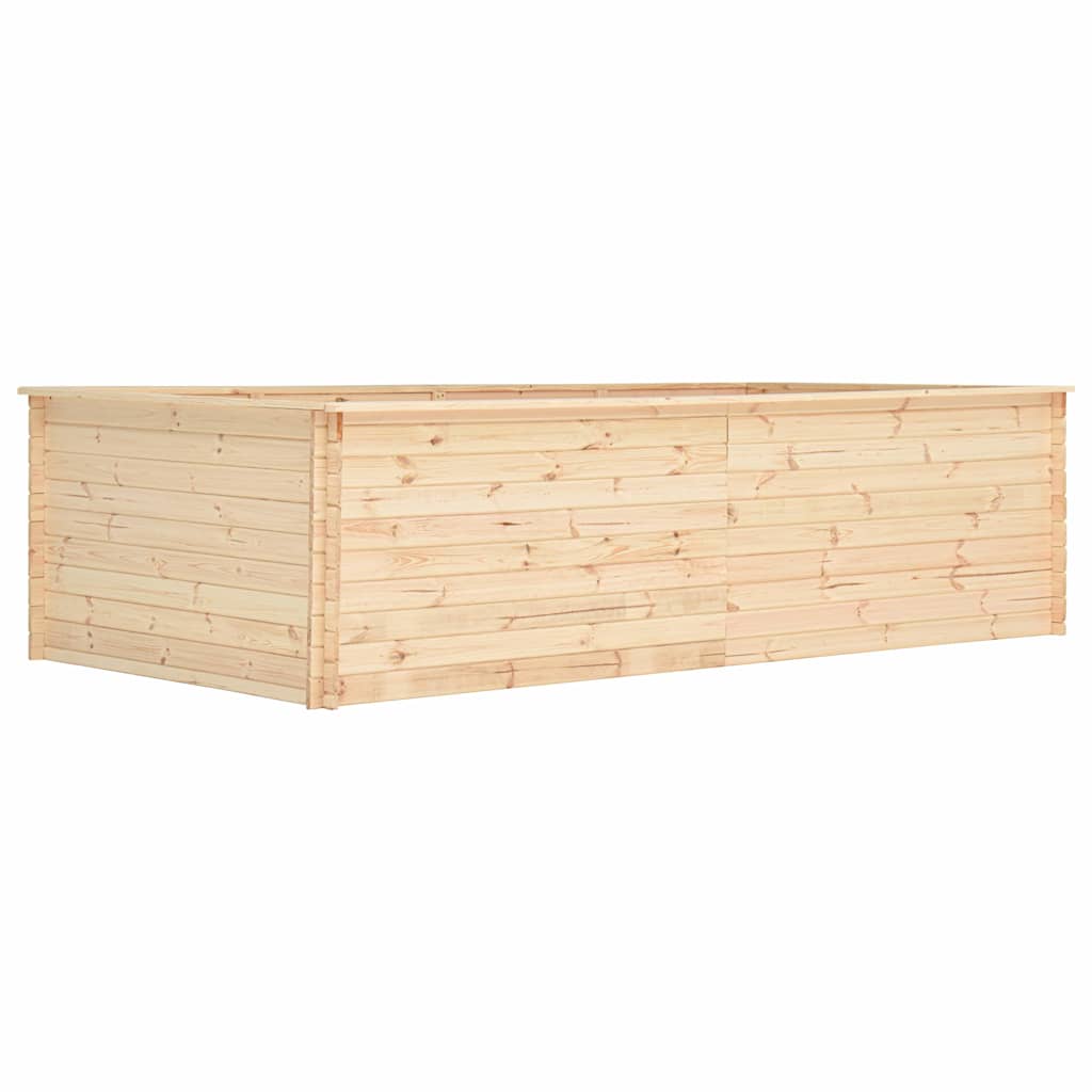 Sodo lovelis, 300x150x80,5cm, pušies mediena, aukštas Sodo lovelis, 300x150x80,5cm, pušies mediena, aukštas - Image 2