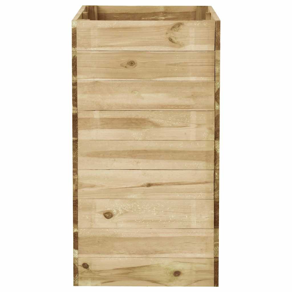 Sodo lovelis, 100x50x97cm, impregnuota pušies mediena, aukštas Sodo lovelis, 100x50x97cm, impregnuota pušies mediena, aukštas - Image 3
