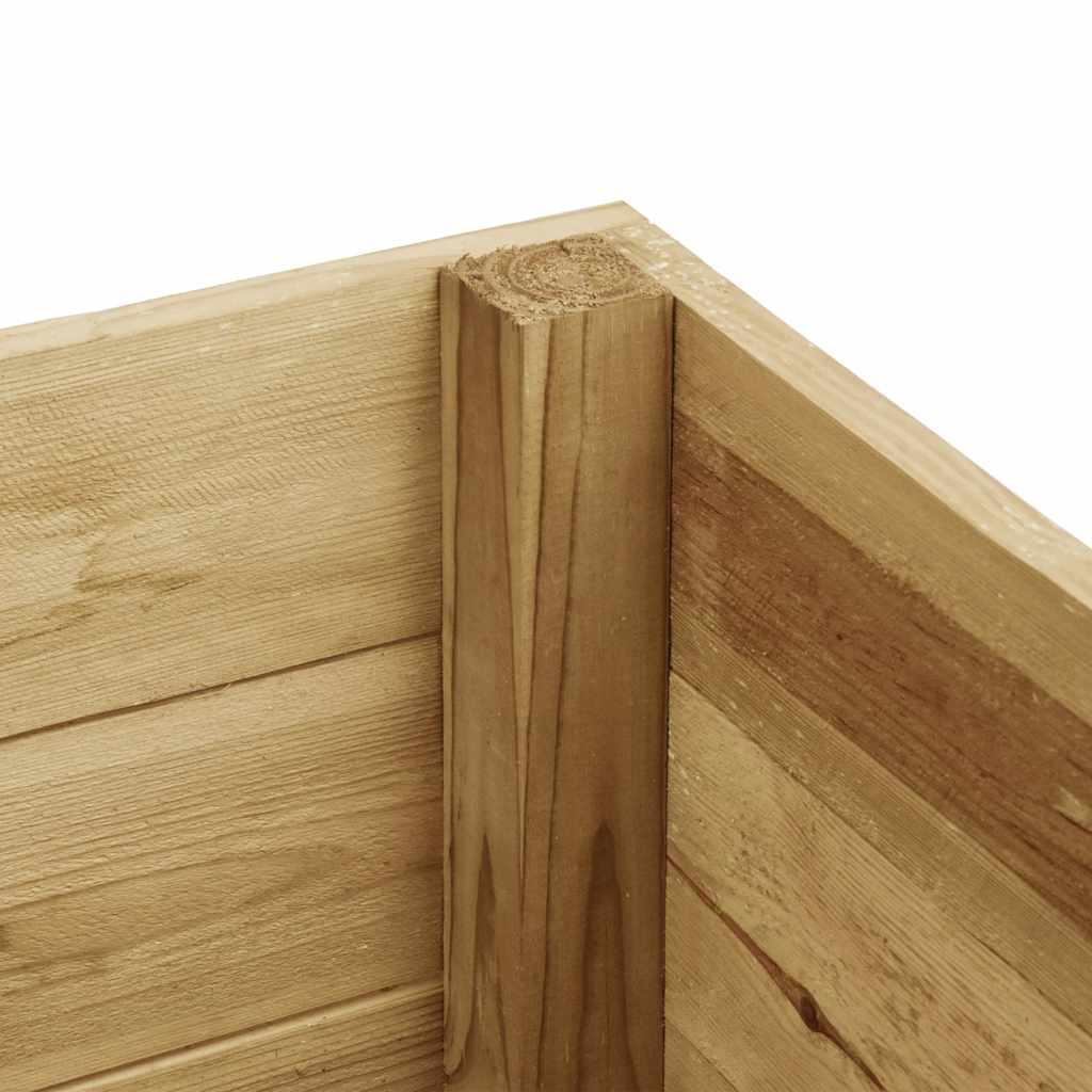 Sodo lovelis, 100x50x97cm, impregnuota pušies mediena, aukštas Sodo lovelis, 100x50x97cm, impregnuota pušies mediena, aukštas - Image 4