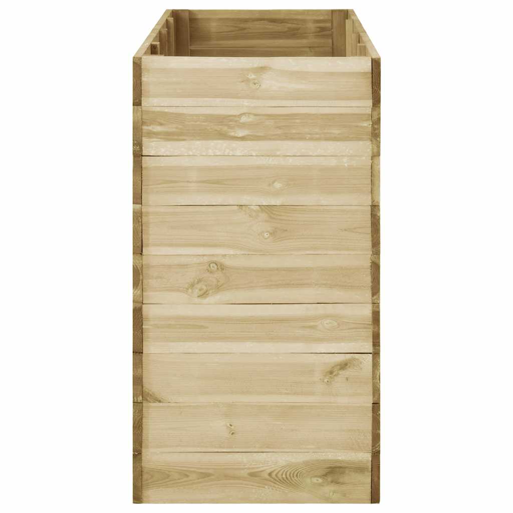 Sodo lovelis, 200x50x97cm, impregnuota pušies mediena, aukštas Sodo lovelis, 200x50x97cm, impregnuota pušies mediena, aukštas - Image 3