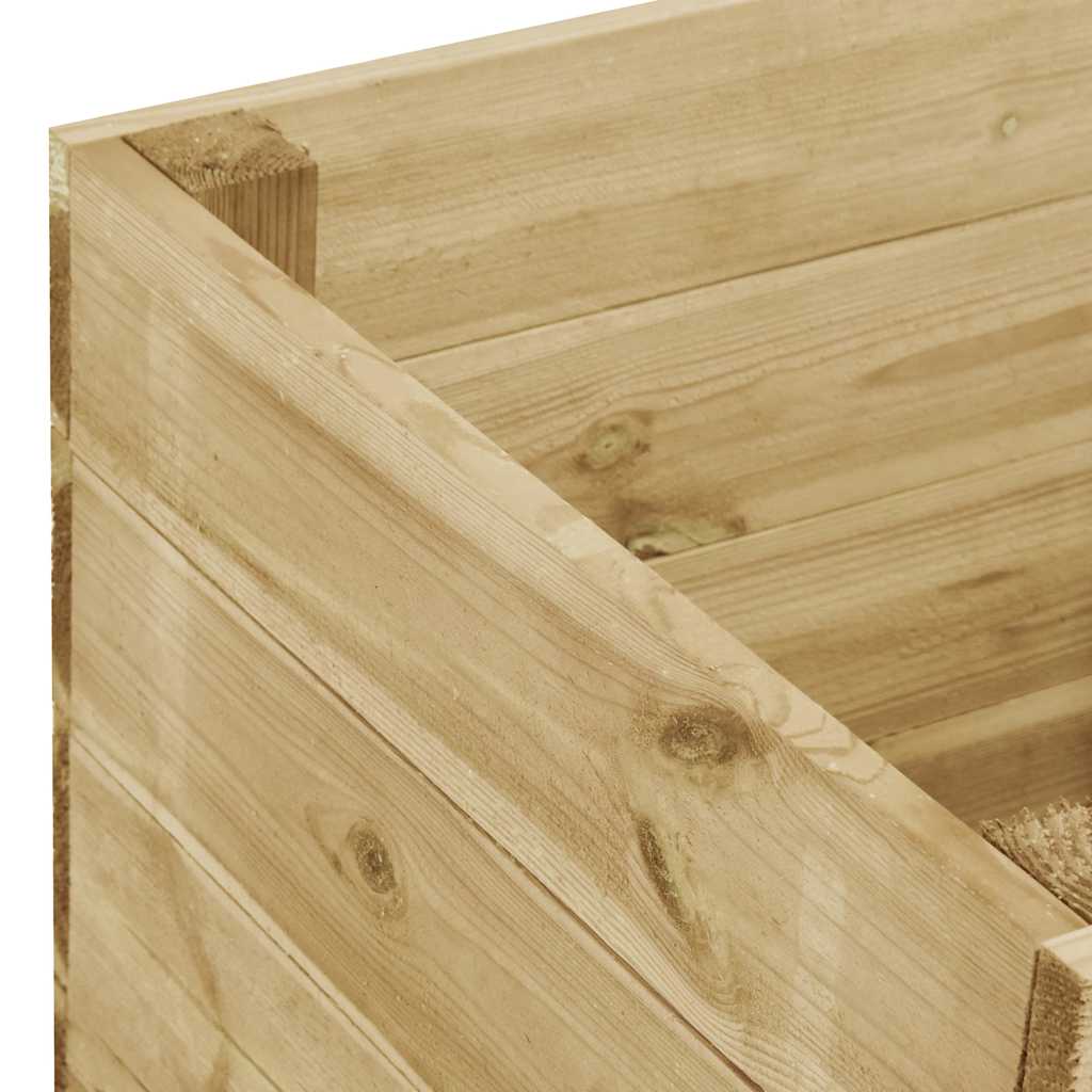 Sodo lovelis, 200x50x97cm, impregnuota pušies mediena, aukštas Sodo lovelis, 200x50x97cm, impregnuota pušies mediena, aukštas - Image 5