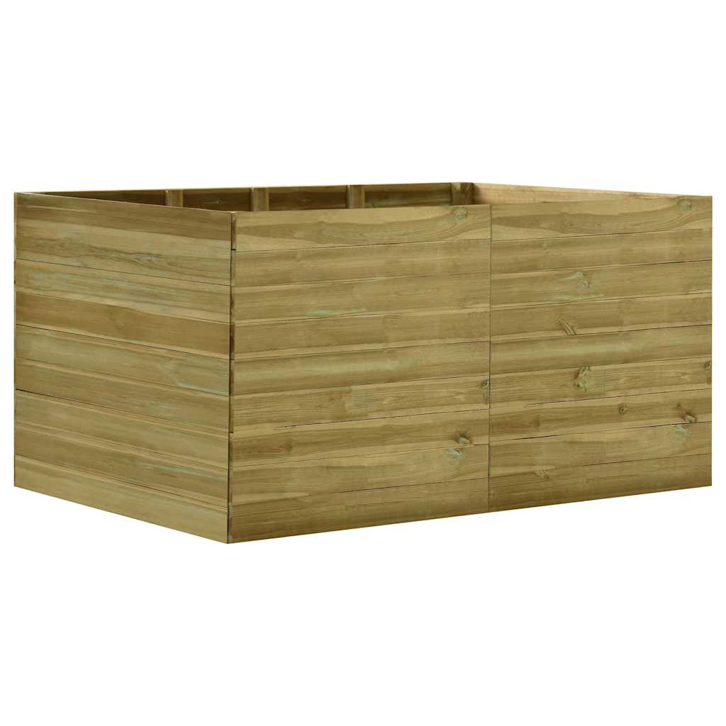 Sodo lovelis, 200x150x97cm, impregnuota pušies mediena, aukštas Sodo lovelis, 200x150x97cm, impregnuota pušies mediena, aukštas - Image 2