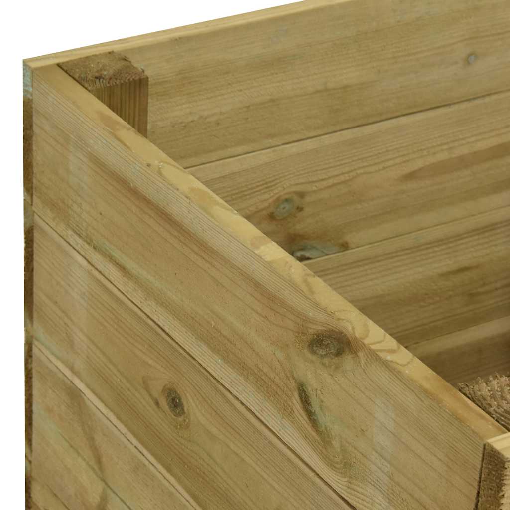 Sodo lovelis, 200x150x97cm, impregnuota pušies mediena, aukštas Sodo lovelis, 200x150x97cm, impregnuota pušies mediena, aukštas - Image 4