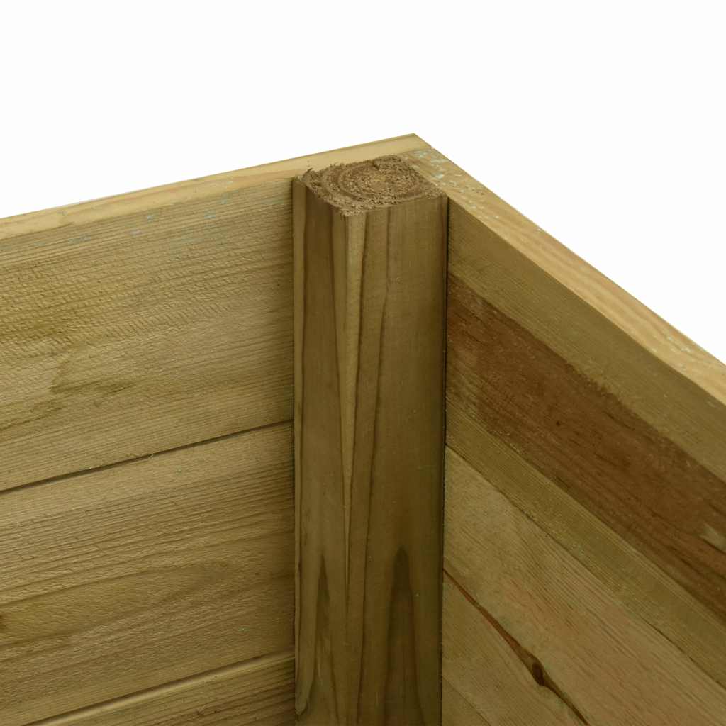 Sodo lovelis, 200x150x97cm, impregnuota pušies mediena, aukštas Sodo lovelis, 200x150x97cm, impregnuota pušies mediena, aukštas - Image 5