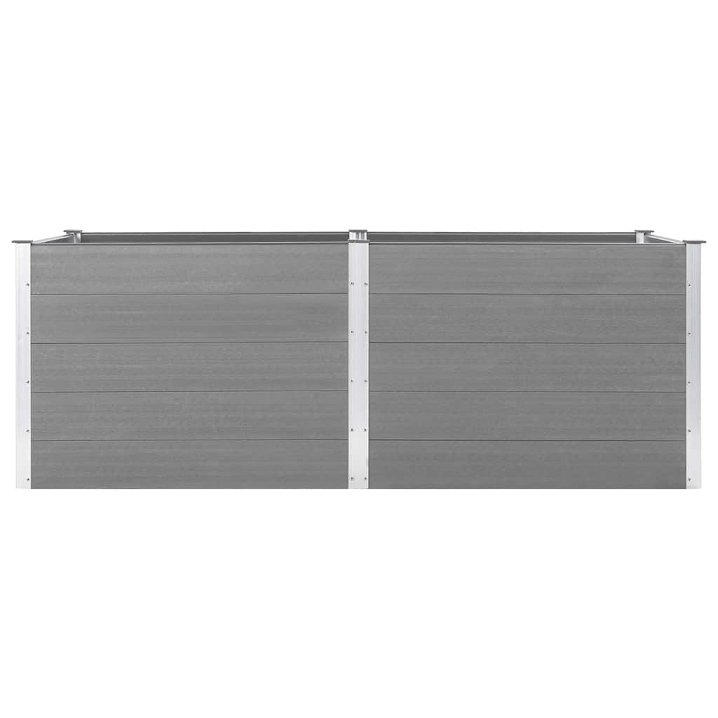 Sodo lovelis, pilkos spalvos, 250x100x91cm, WPC Sodo lovelis, pilkos spalvos, 250x100x91cm, WPC - Image 4
