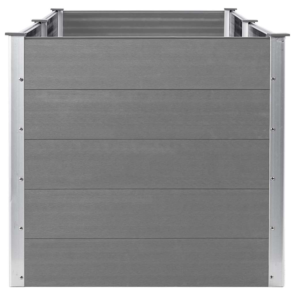 Sodo lovelis, pilkos spalvos, 250x100x91cm, WPC Sodo lovelis, pilkos spalvos, 250x100x91cm, WPC - Image 5
