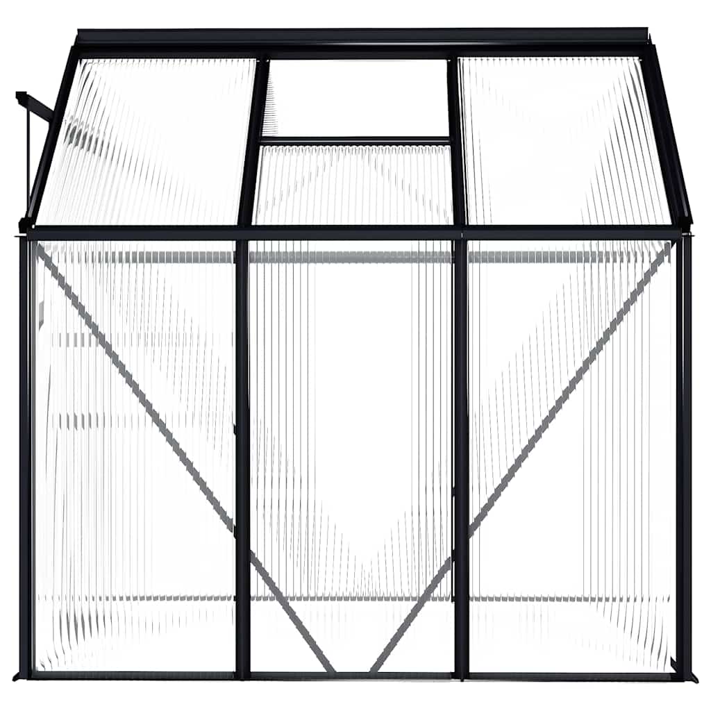Šiltnamis, antracito spalvos, aliuminis, 3,61m² Šiltnamis, antracito spalvos, aliuminis, 3,61m² - Image 5