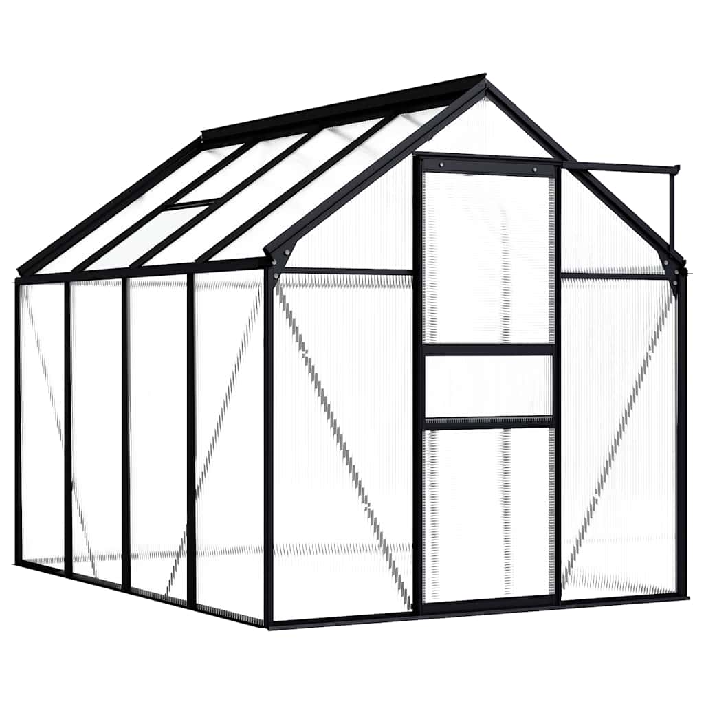 Šiltnamis, antracito spalvos, aliuminis, 4,75m² Šiltnamis, antracito spalvos, aliuminis, 4,75m² - Image 2